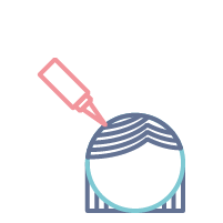 contact allergy on Scalp