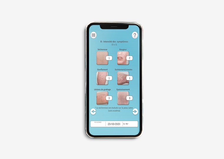 mock up application mobile po scorad